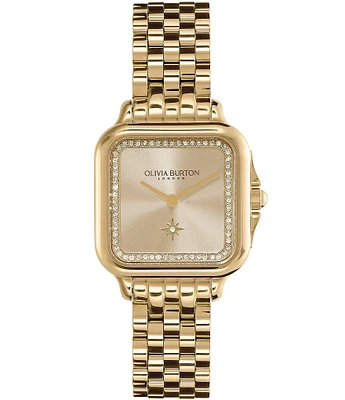 Olivia Burton Women's Grosvenor Quartz Analog Bracelet Watch