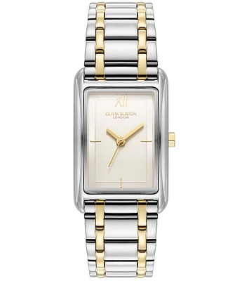 Olivia Burton Women's Grove Quartz Analog Two Tone Stainless Steel Bracelet Watch