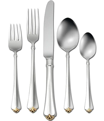 Oneida Golden Juilliard 20-Piece Stainless Steel Flatware Set