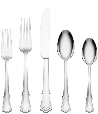 Oneida James Street Mirror 20 Piece Silver Flatware Set