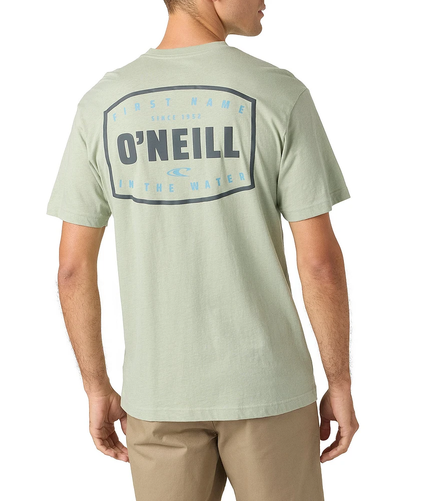 O'Neill Short Sleeve Stamped In The Water Graphic T-Shirt