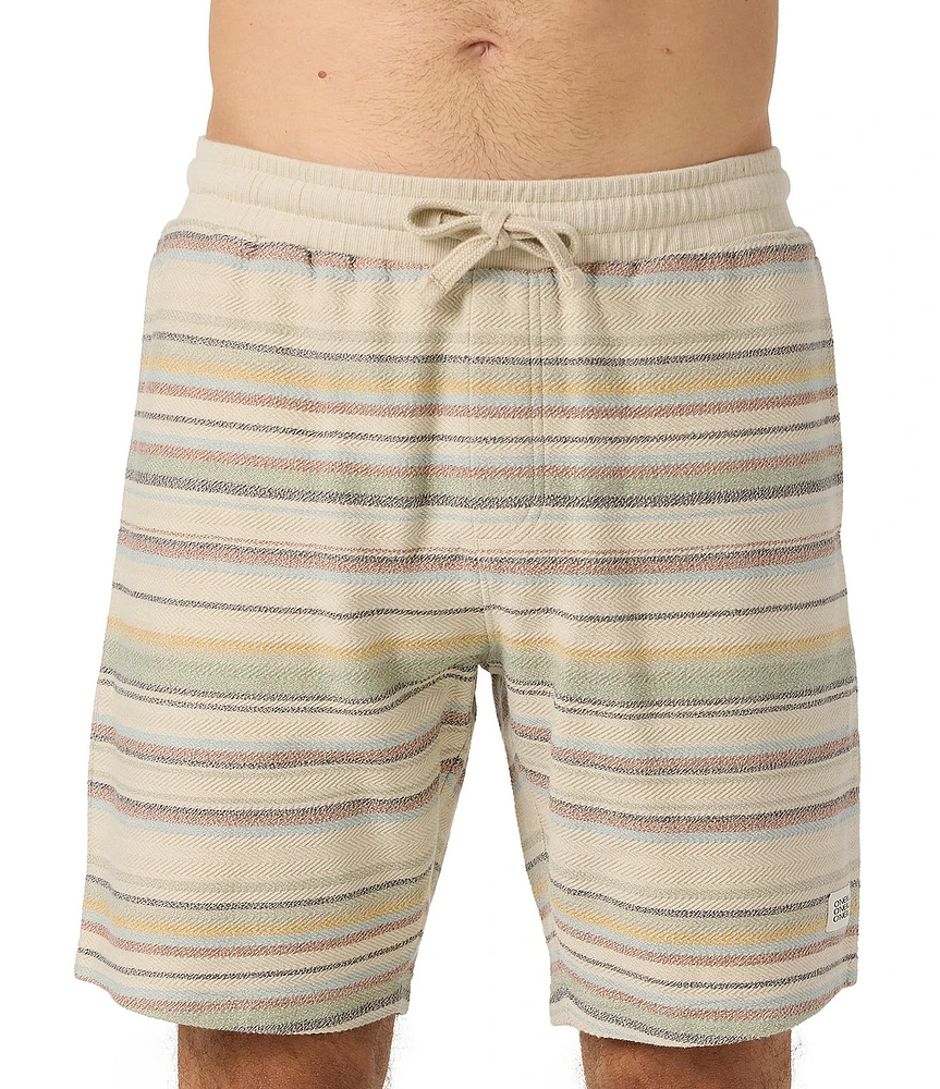 O'Neill Bavaro Striped 19#double; Outseam Fleece Shorts