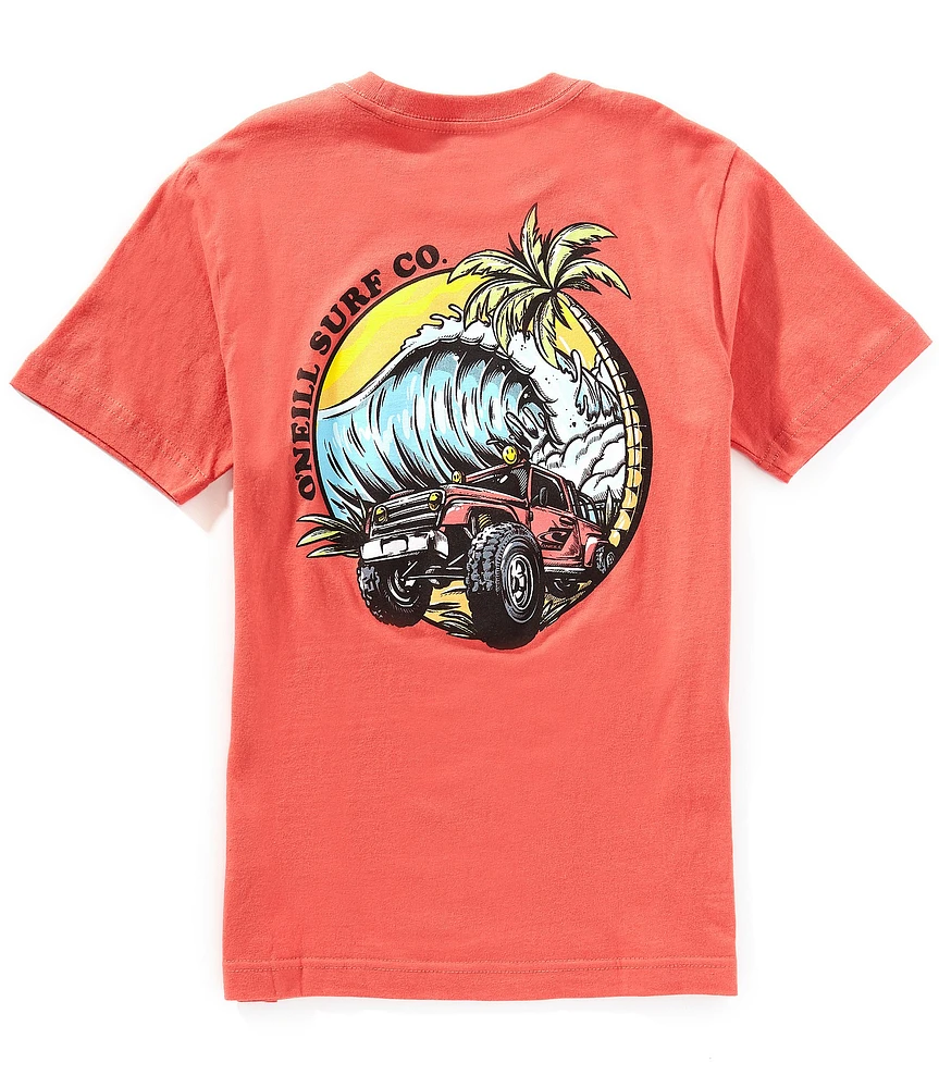 O'Neill Big Boys 8-20 Short Sleeve Sandrunner Graphic T-Shirt
