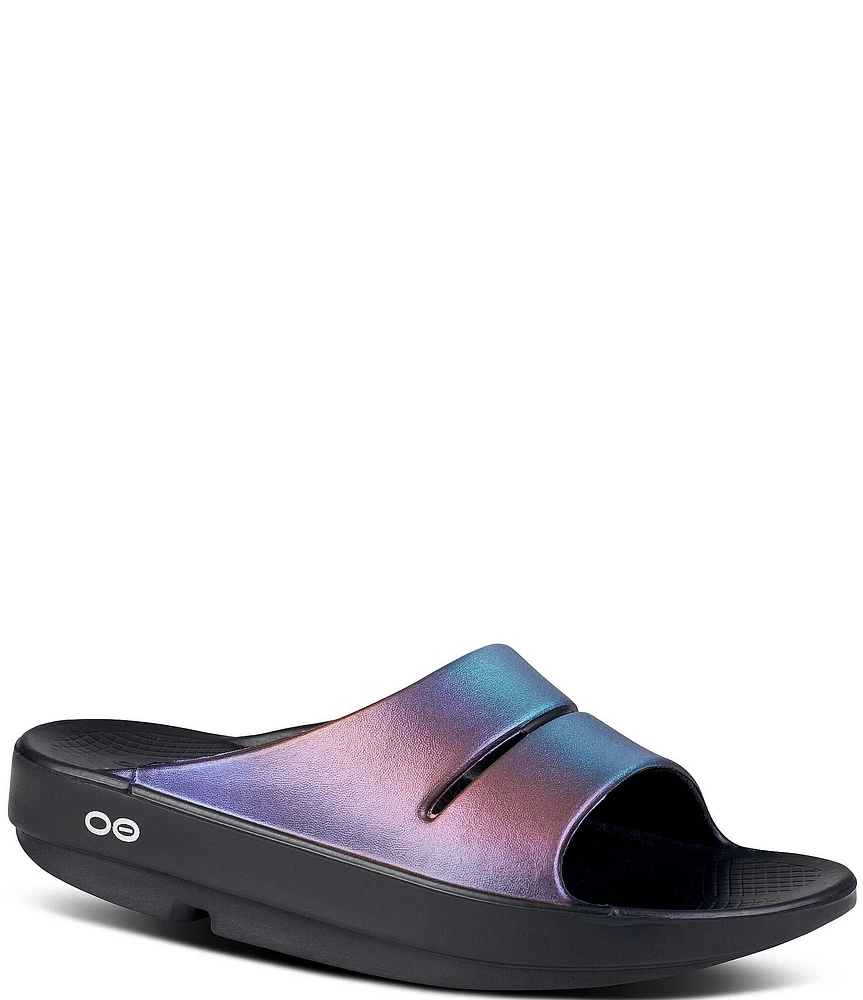OOFOS OOahh Luxe Recovery Slide Sandals