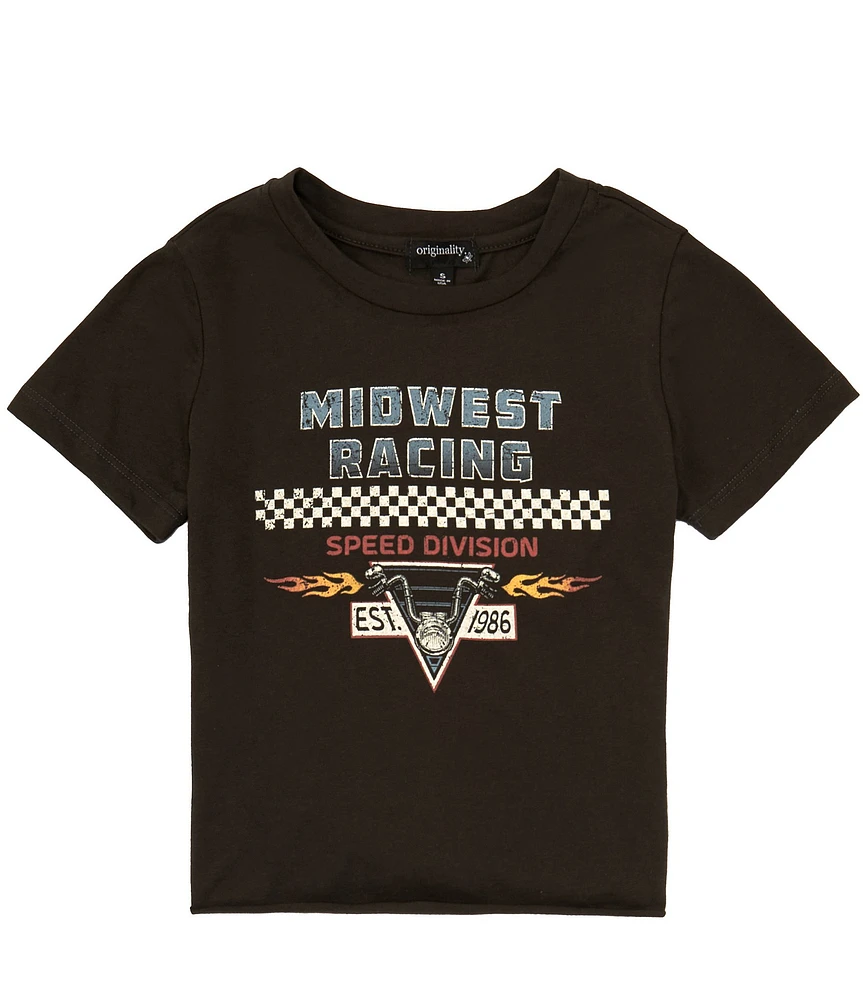 Originality Big Girls Short Sleeve Midwest Racing T-Shirt