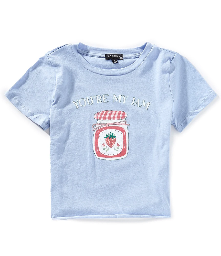 Originality Big Girls Short Sleeve You're My Jam Graphic T-Shirt