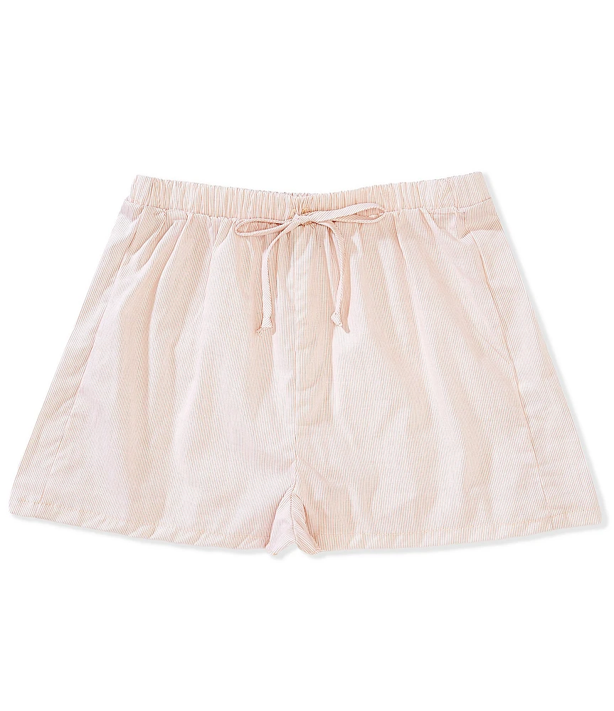 Originality Big Girls Striped Poplin Boxer Shorts
