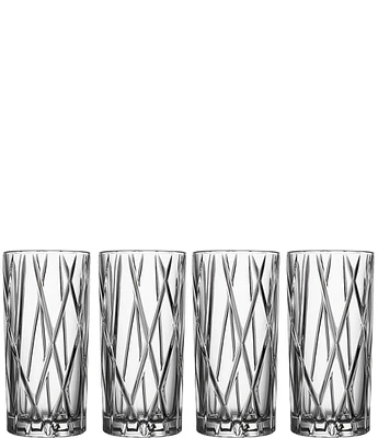 Orrefors City Highball, Set of 4