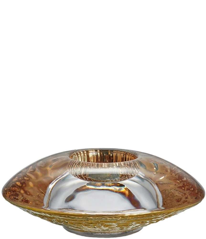 Orrefors Discus Gold Votive