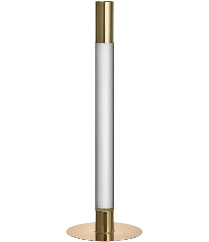 Orrefors Lumiere Gold Candlestick