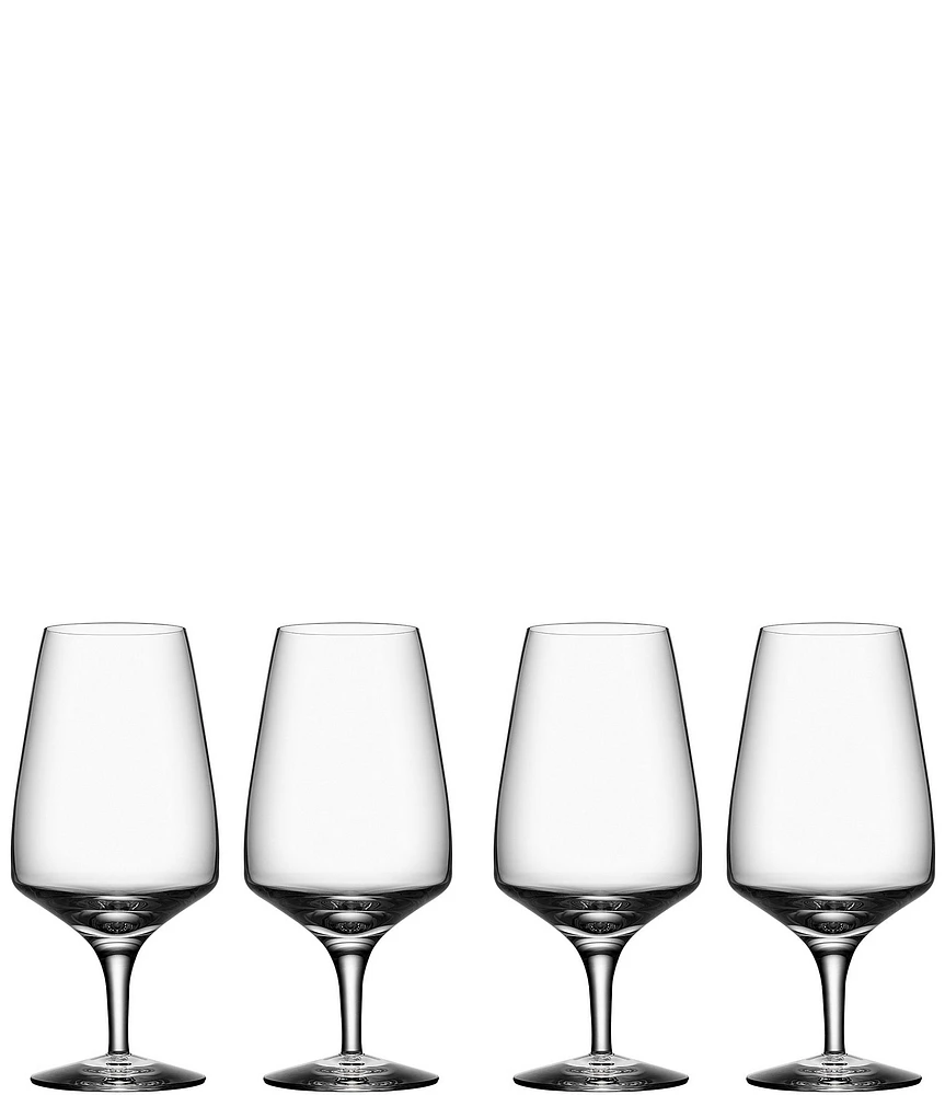 Orrefors Pulse Beer Glass, Set of 4