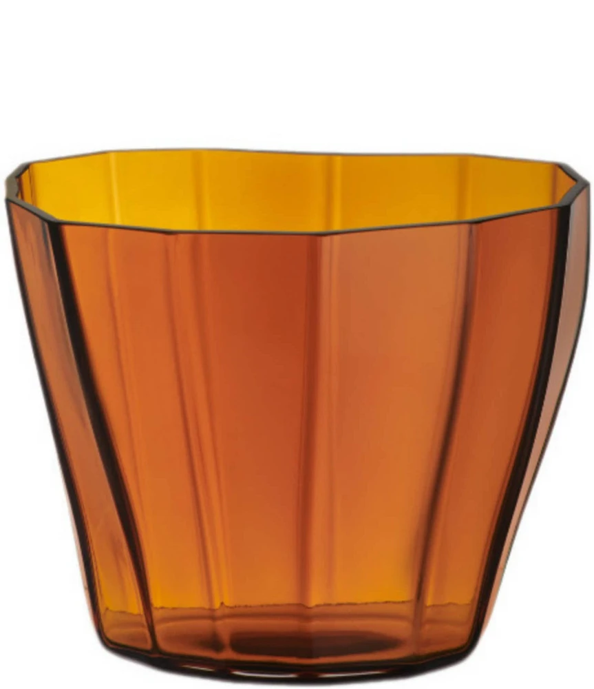 Orrefors Reed Low Vase