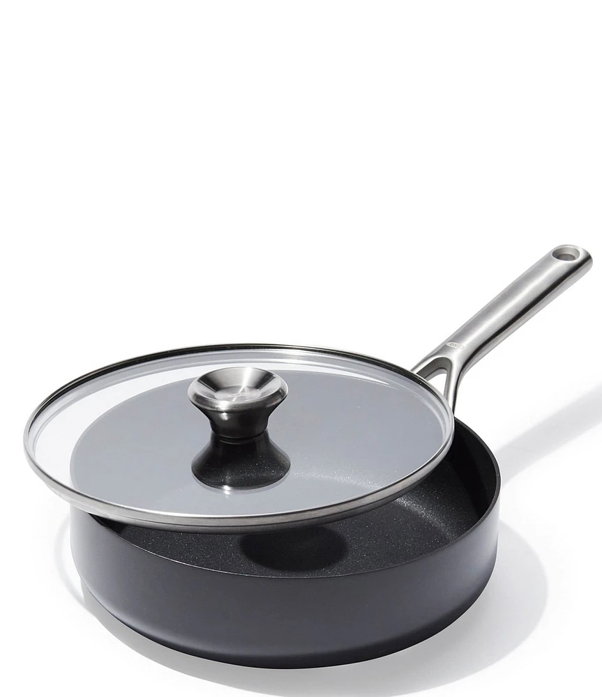 OXO Ceramic Professional Non-Stick 3-Quart Saute Pan with Lid