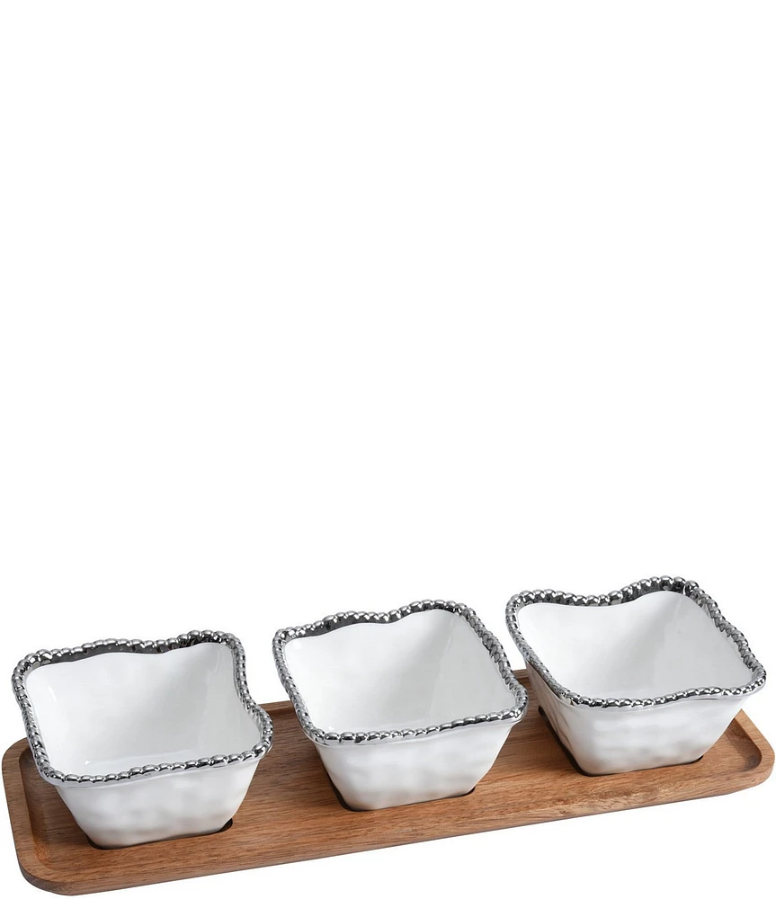 Pampa Bay Entertainment 4- Piece Rectangular Wood Board Set