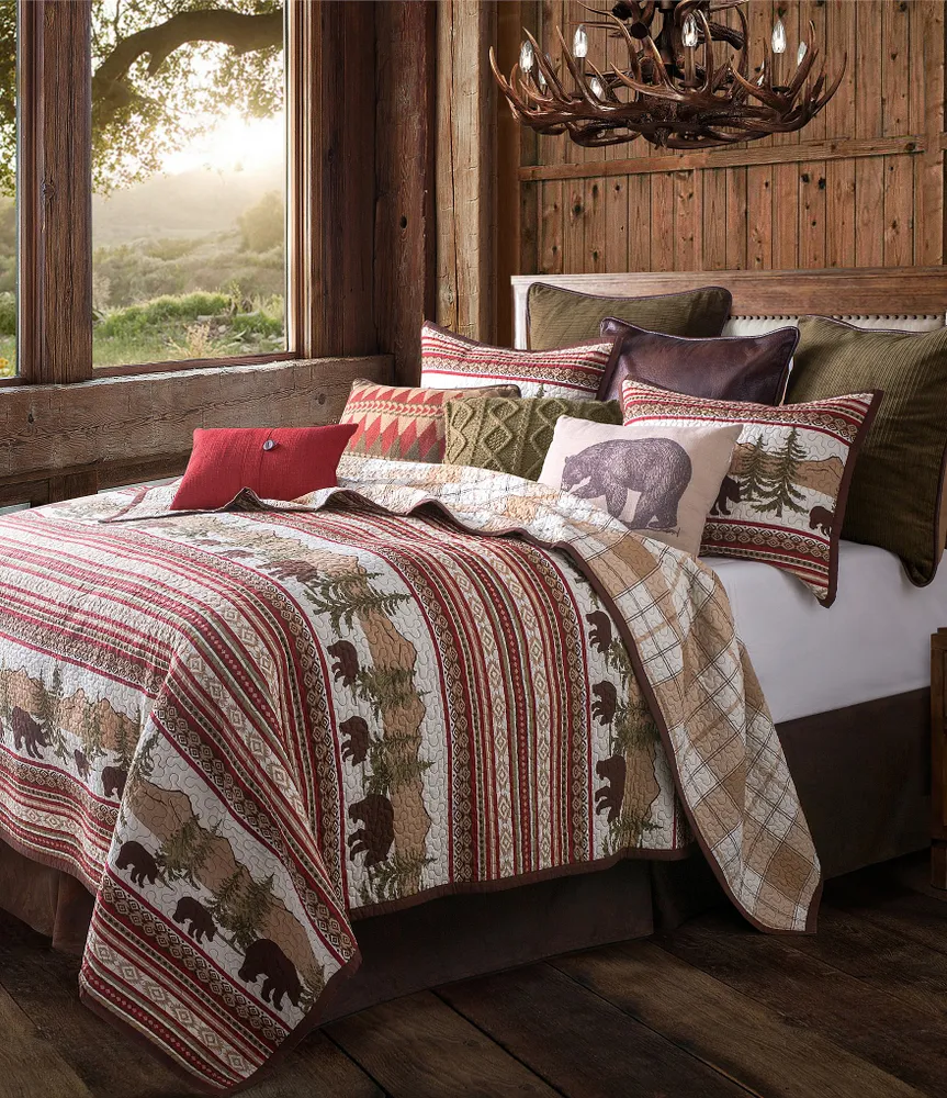 HiEnd Accents x Paseo Road Bear Trail Reversible Quilt Mini Set