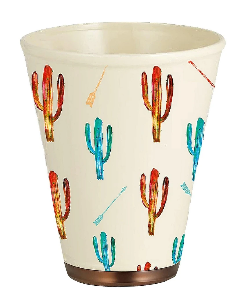 HiEnd Accents x Paseo Road Cactus & Arrow Print Ceramic Wastebasket