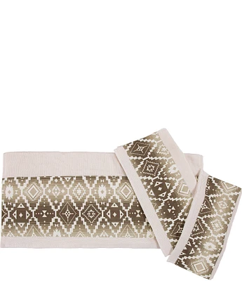 HiEnd Accents x Paseo Road Chalet Southwestern Geometric Pattern 3-Piece Bath Towel Set