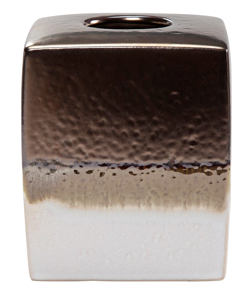 HiEnd Accents x Paseo Road Gilded Stoneware Tissue Box Cover
