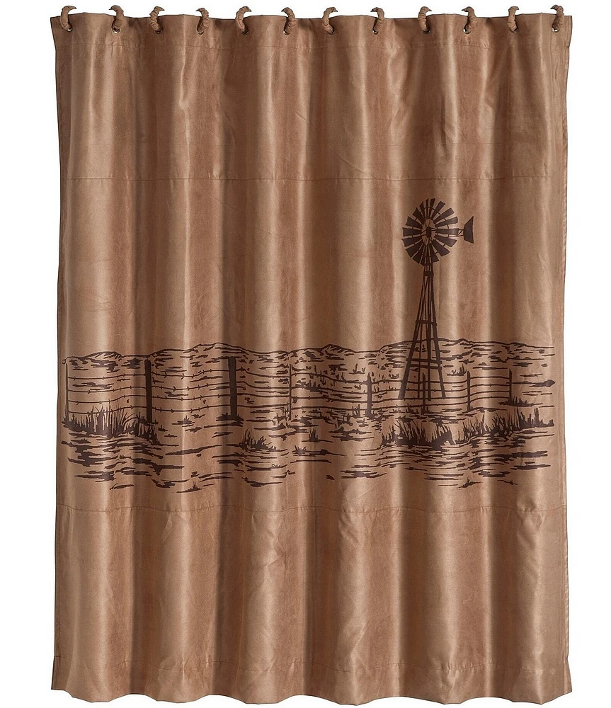 HiEnd Accents x Paseo Road Jasper Landscape Shower Curtain
