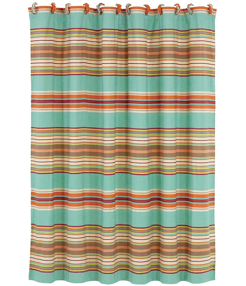 HiEnd Accents x Paseo Road Serape Striped Shower Curtain