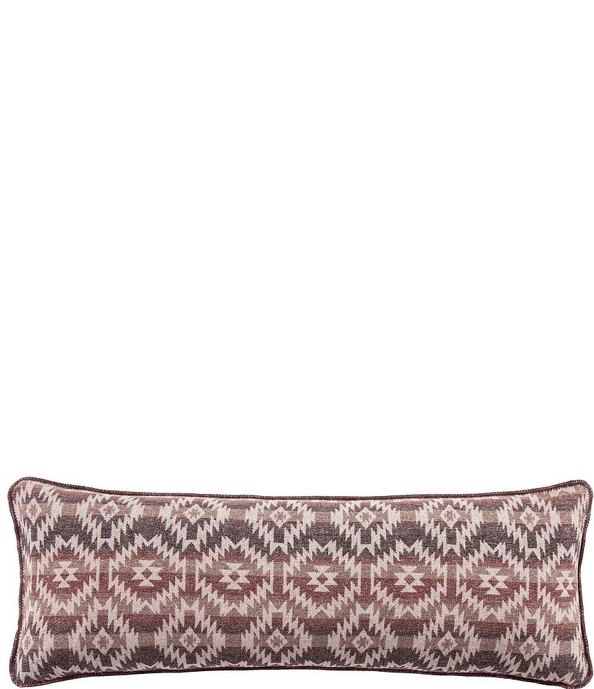 HiEnd Accents x Paseo Road Southwestern Geometric Mesa Wool Blend Lumbar Pillow