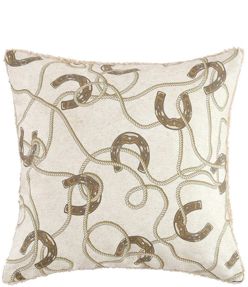 HiEnd Accents x Paseo Road Tasha Polizzi Collection Pierre Equestrian Western Square Pillow