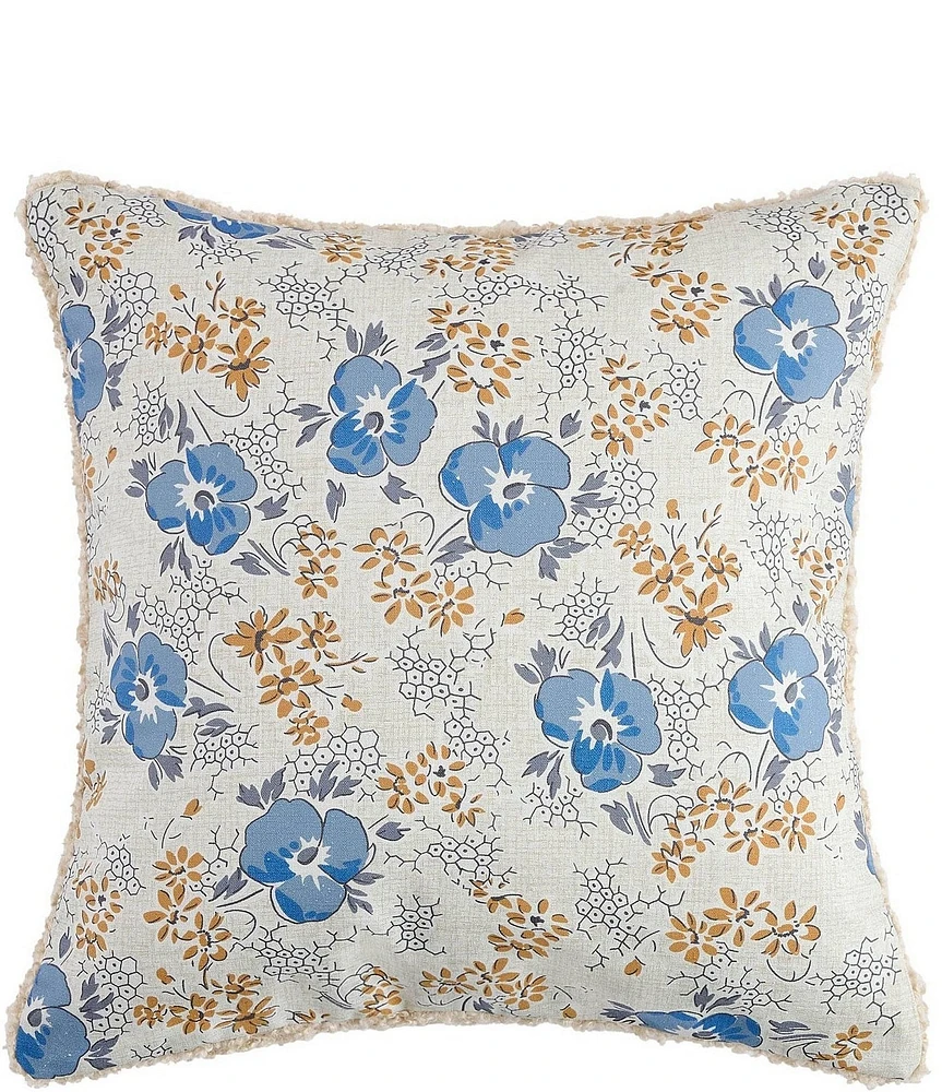 HiEnd Accents x Paseo Road Tasha Polizzi Collection Sandra Teddy-Backed Square Pillow