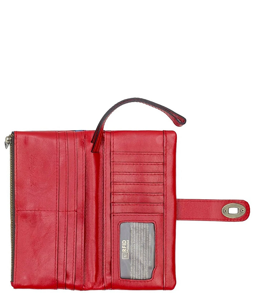 Patricia Nash Annesley Grecian Rose Wristlet