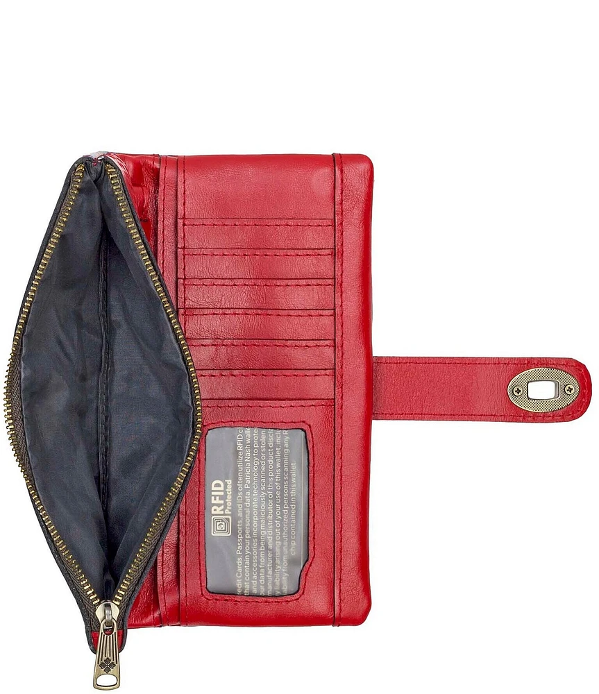 Patricia Nash Annesley Grecian Rose Wristlet