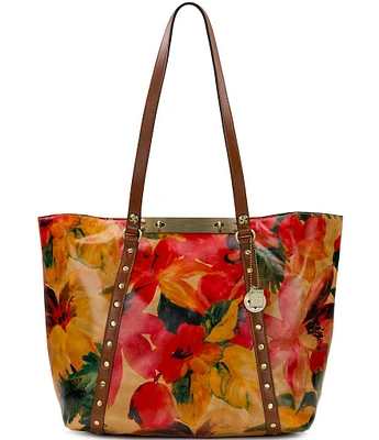 Patricia Nash Benvenuto Contrast Trim Tote Bag