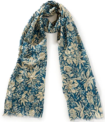 Patricia Nash Greek Floral Oblong Scarf