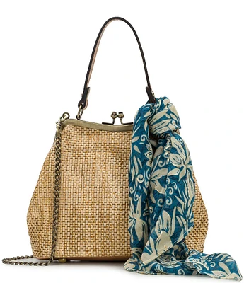 Patricia Nash Laureana Scarf Kisslock Crossbody Bag