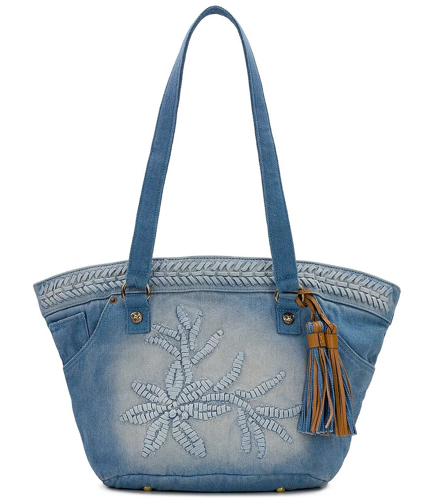 Patricia Nash Marconia Denim Tote Bag