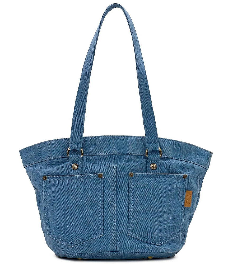 Patricia Nash Marconia Denim Tote Bag