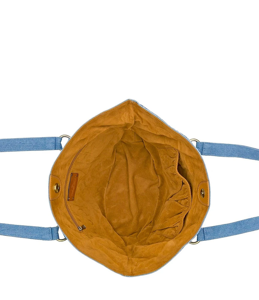 Patricia Nash Marconia Denim Tote Bag