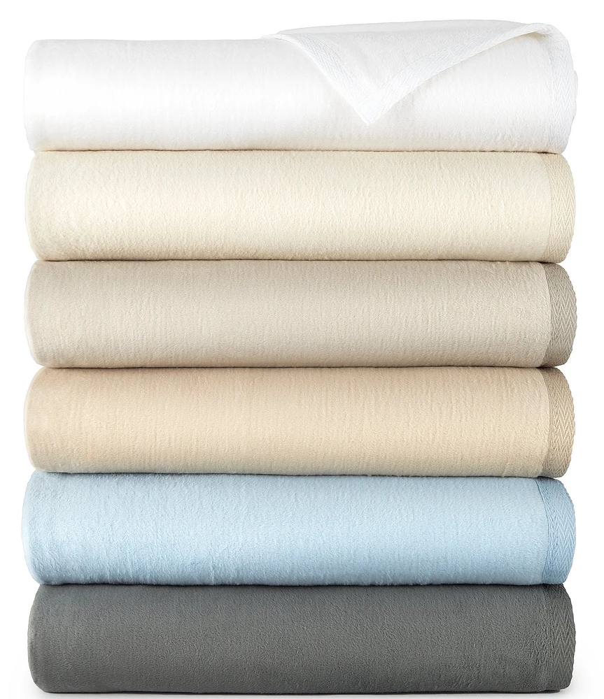 Peacock Alley All Season Cotton Plush Solid Baby Crib Blanket