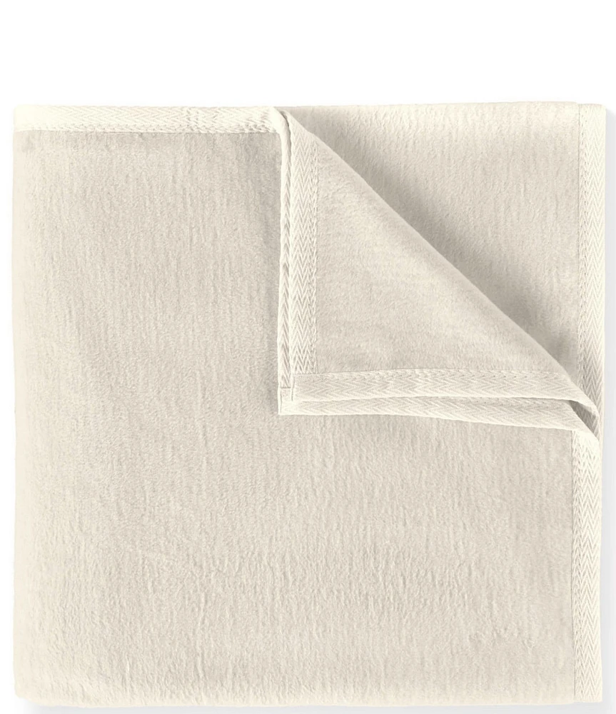 Peacock Alley All Season Cotton Plush Solid Baby Crib Blanket