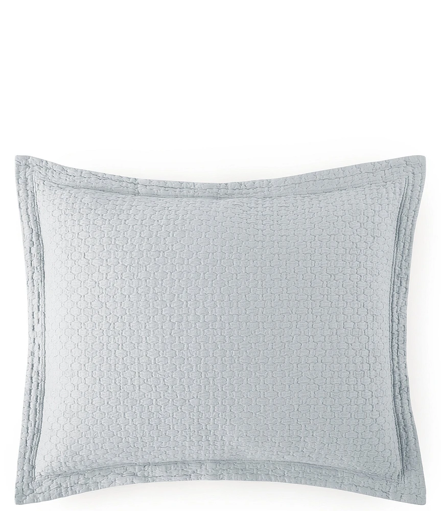 Peacock Alley Juliet Matelasse Basket Weave Euro Sham