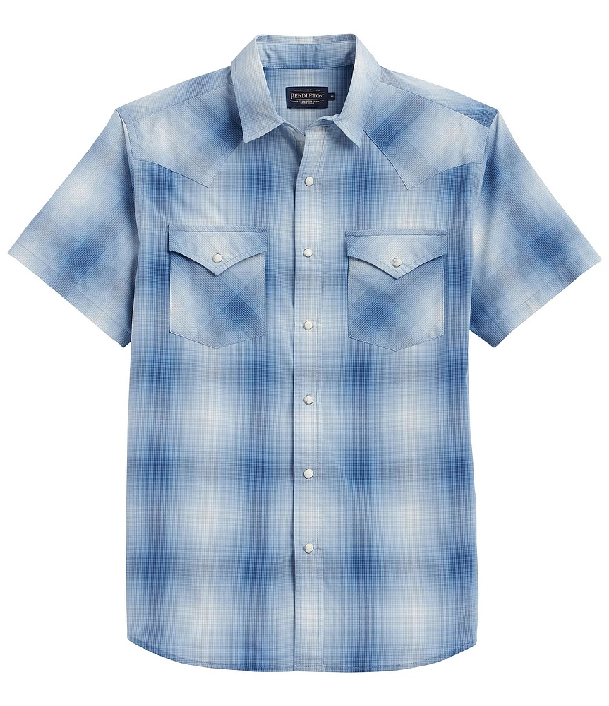 Pendleton Frontier Ombre Short Sleeve Woven Shirt