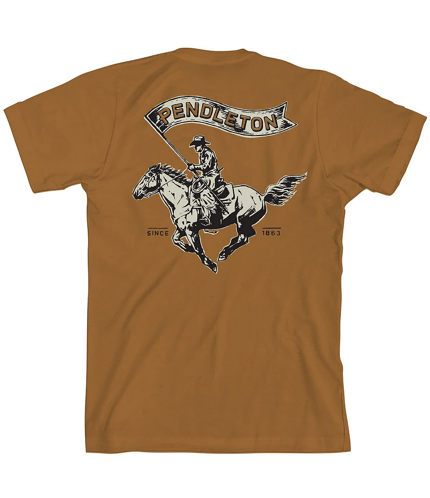 Pendleton Rodeo Flag Short Sleeve Graphic T-Shirt