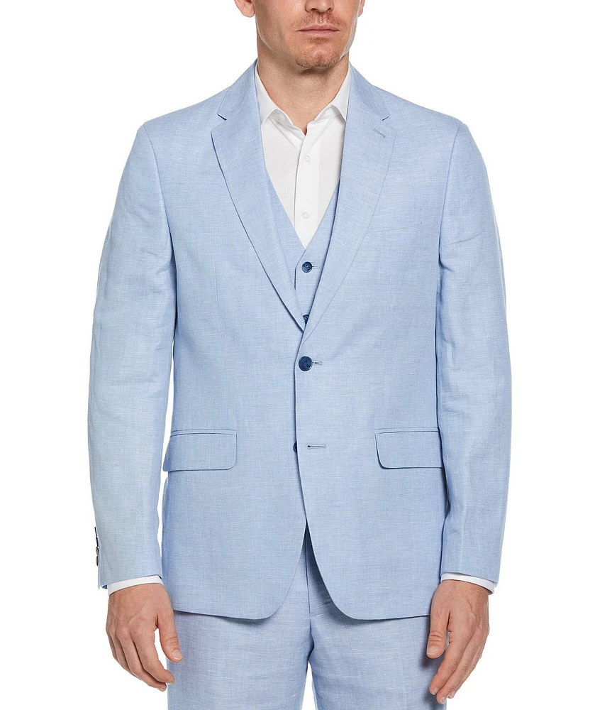 Perry Ellis Linen Herringbone Suit Separates Jacket