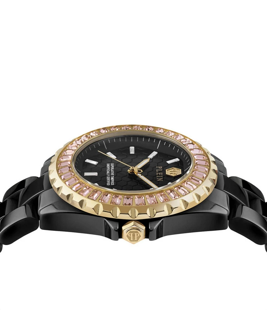 Philipp Plein Women's Heaven Analog Black Ceramic Bracelet Watch