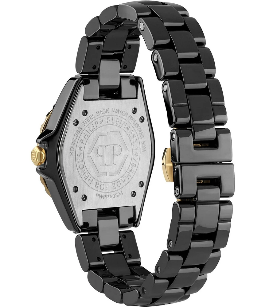 Philipp Plein Women's Heaven Analog Black Ceramic Bracelet Watch