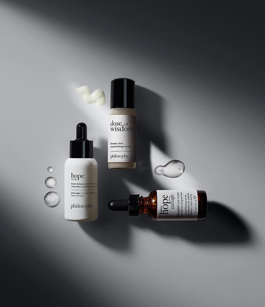 philosophy hope in a jar biome-balance glow serum