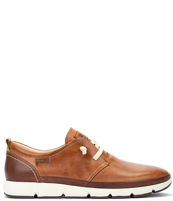 Pikolinos Men's Fuencarral Leather Perforated Detail Oxfords