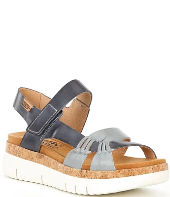 Pikolinos Palma Leather Platform Sandals