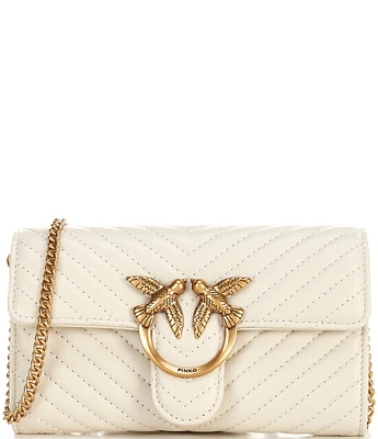 PINKO Love Bag One Wallet on a Chain Crossbody Bag