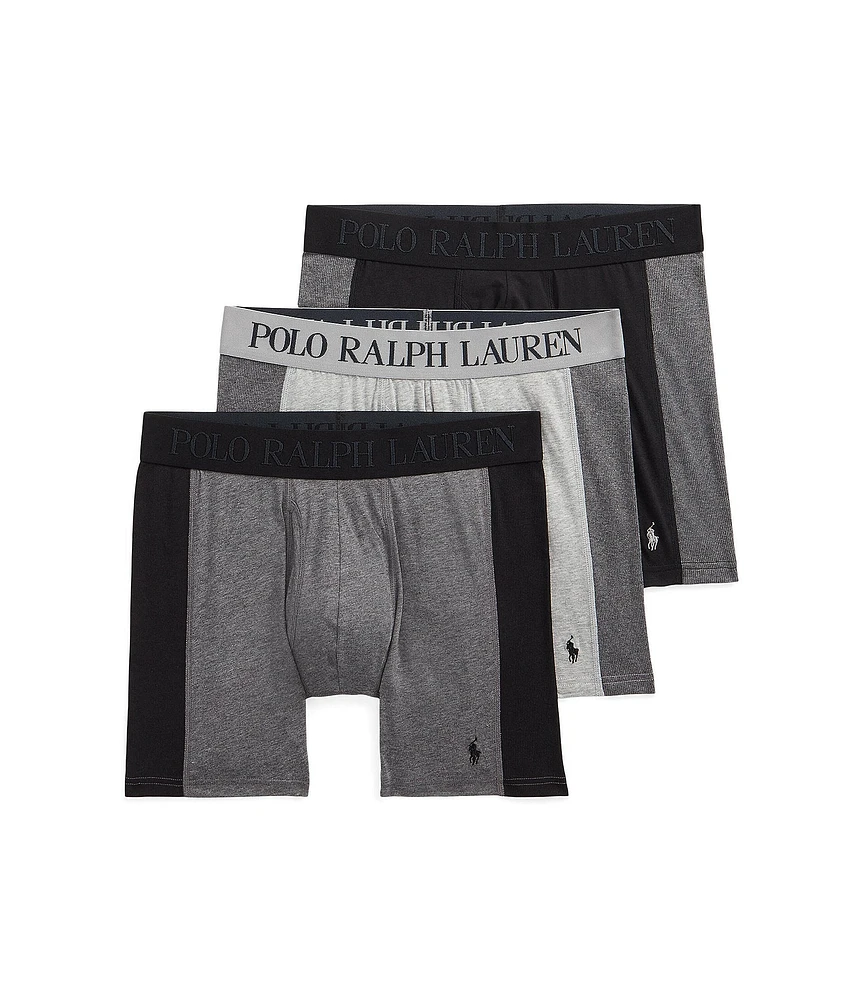Polo Ralph Lauren 4D Flex Max Side Panel Boxer Briefs 3-Pack