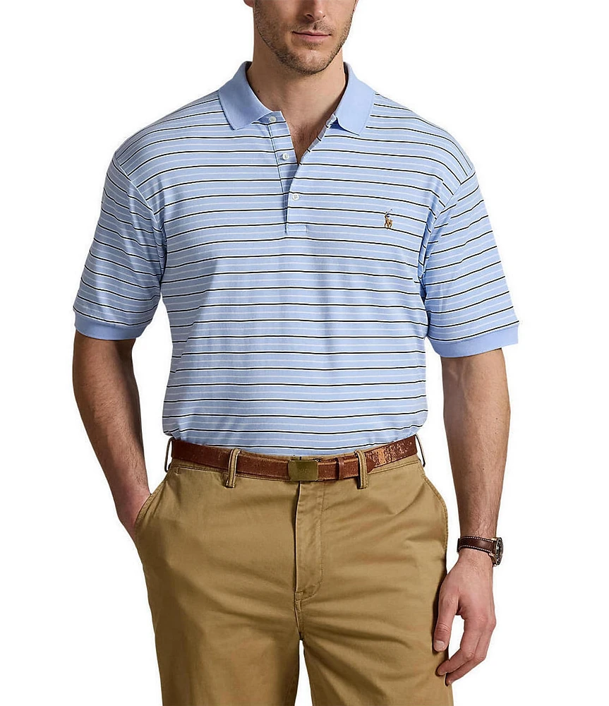 Polo Ralph Lauren Big & Tall Classic Fit Multi Stripe Soft Cotton Short Sleeve Polo Shirt