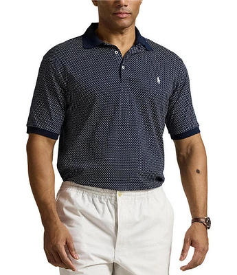 Polo Ralph Lauren Big & Tall Classic Fit Deco Print Soft Cotton Short Sleeve Polo Shirt